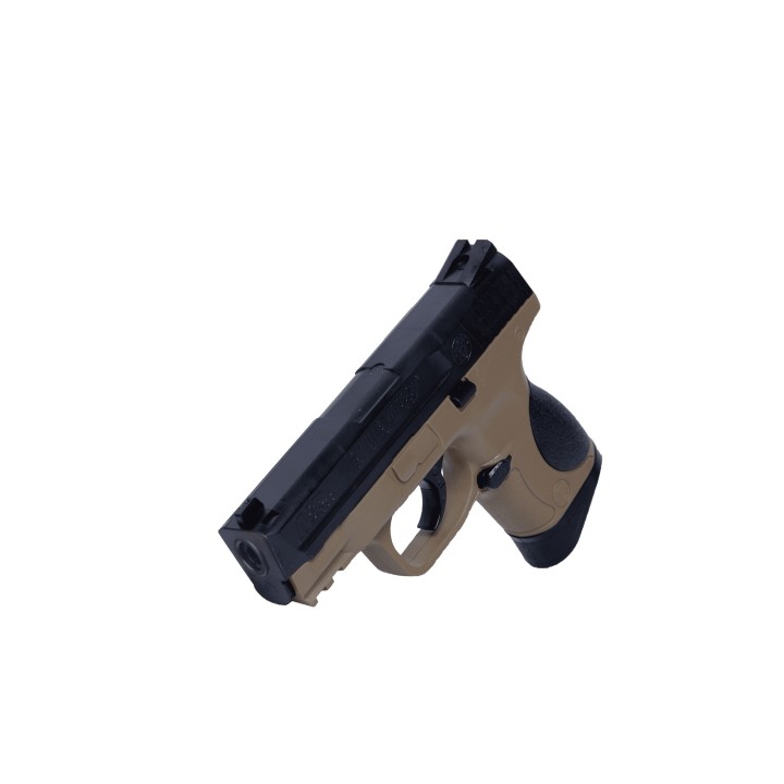 Smith & Wesson M&P9C Spring - Tan & Black - Cybergun