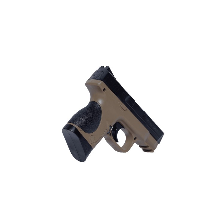 Smith & Wesson M&P9C Spring - Tan & Black - Cybergun