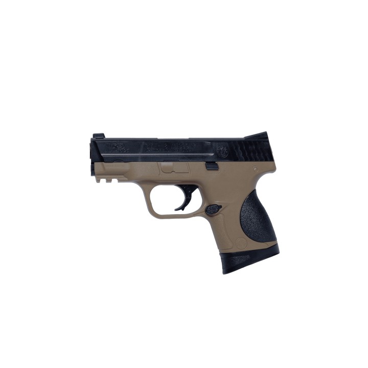Smith & Wesson M&P9C Spring - Tan & Black - Cybergun