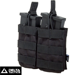 PORTE CHARGEURS DOUBLE G36/AK/M14/SR25 NOIR DELTA TACTICS