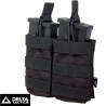 PORTE CHARGEURS DOUBLE G36/AK/M14/SR25 NOIR DELTA TACTICS