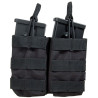 PORTE CHARGEURS DOUBLE G36/AK/M14/SR25 NOIR DELTA TACTICS