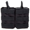PORTE CHARGEURS DOUBLE G36/AK/M14/SR25 NOIR DELTA TACTICS