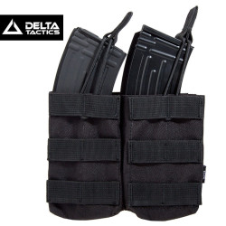 PORTE CHARGEURS DOUBLE G36/AK/M14/SR25 NOIR DELTA TACTICS
