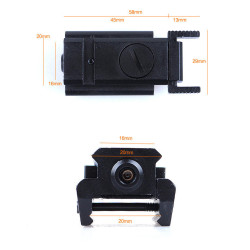 Red Laser Stealth v2.0 Black Eagle avec commande déportée (Rouge)