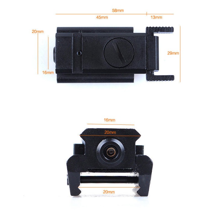 Red Laser Stealth v2.0 Black Eagle avec commande déportée (Rouge)
