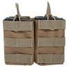 PORTE CHARGEURS DOUBLE G36/AK/M14/SR25 TAN DELTA TACTICS
