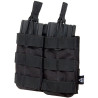porte chargeurs double tactique MOLLE noir pour réplique M4