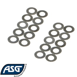 Shim set, 10 pcs. 0,10mm, 10 pcs. 0,2mm