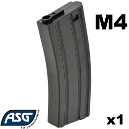 Chargeur airsoft M4 ASG 19615 en polymère noir