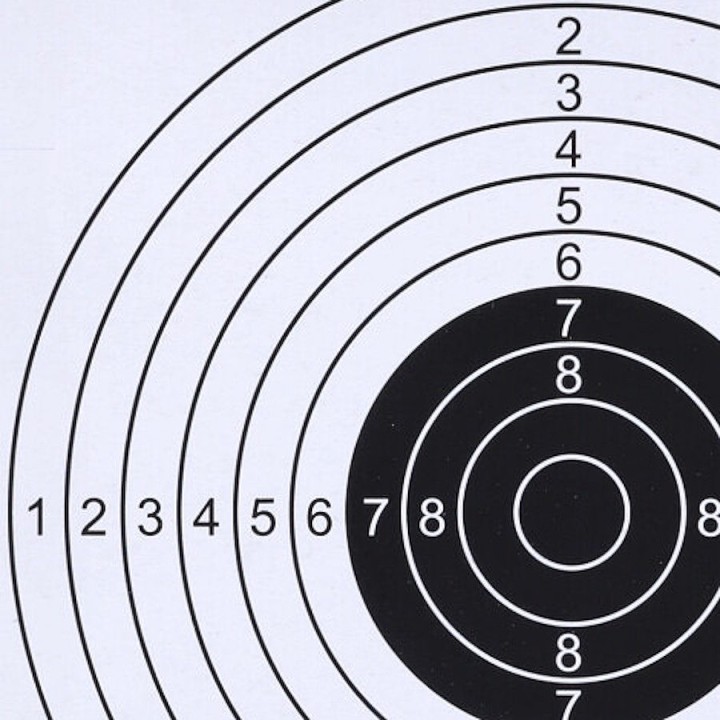 Shooting targets, 14cm, 100 pcs. airsoft ASG airsoft