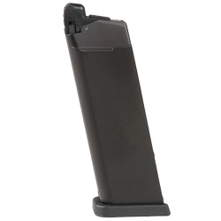 Chargeur métal WE pour réplique de poing airsoft G-Series noir mat