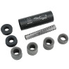 Silencieux noir en aluminium pour réplique airsoft FMA Noveske