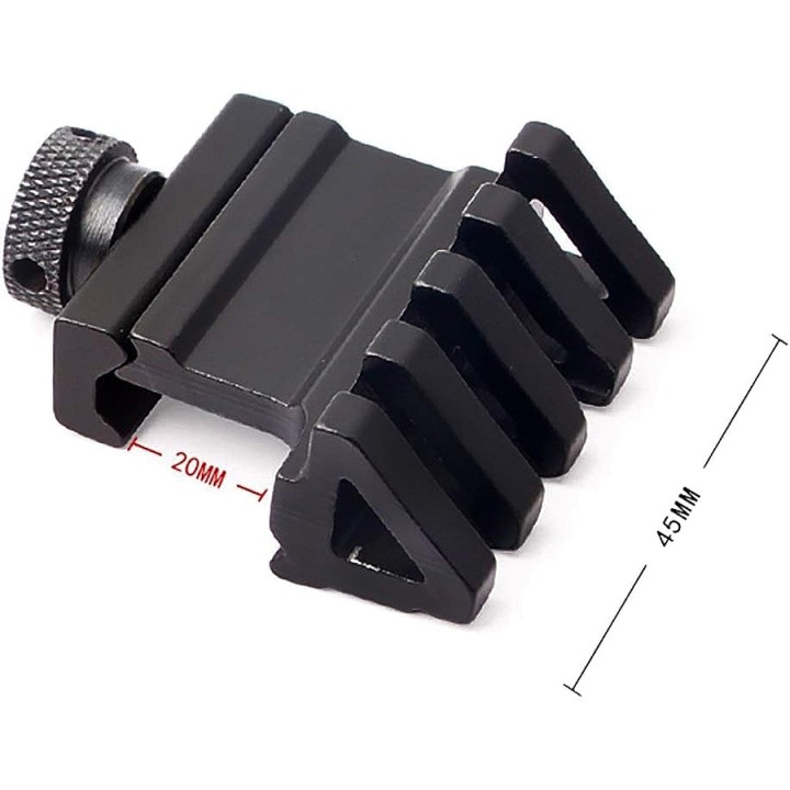 Accessoire de visée offset pour transition rapide airsoft Black Eagle