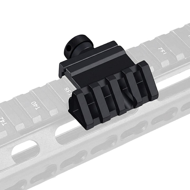 Rail 45 degrés compact pour lampe tactique ou laser Black Eagle