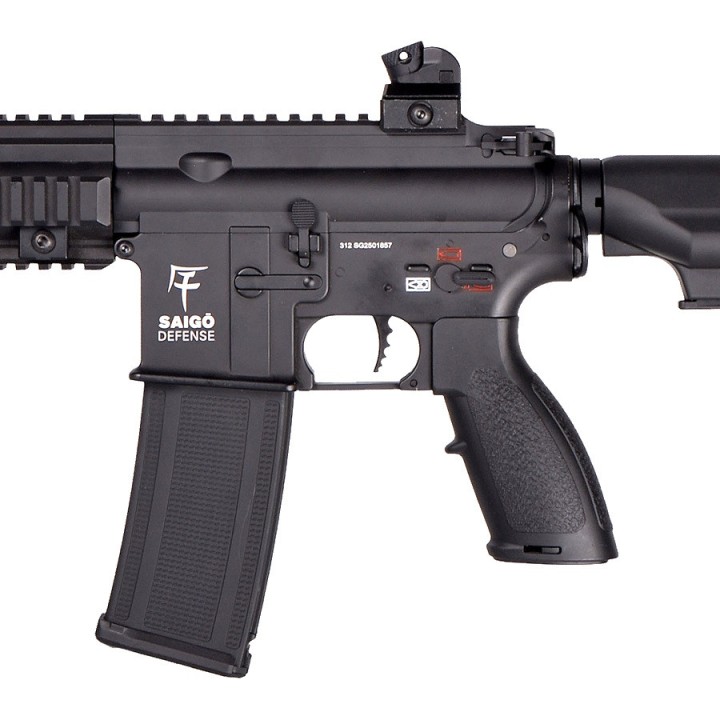 Marquage Mosfet Gate Aster II sur réplique Shogun Saigo Defense