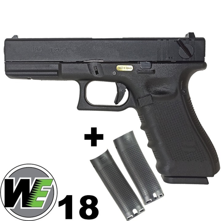G18C Gen4, metal slide, GBB, black WE - Promotions