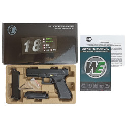 G18C Gen4, metal slide, GBB, black
