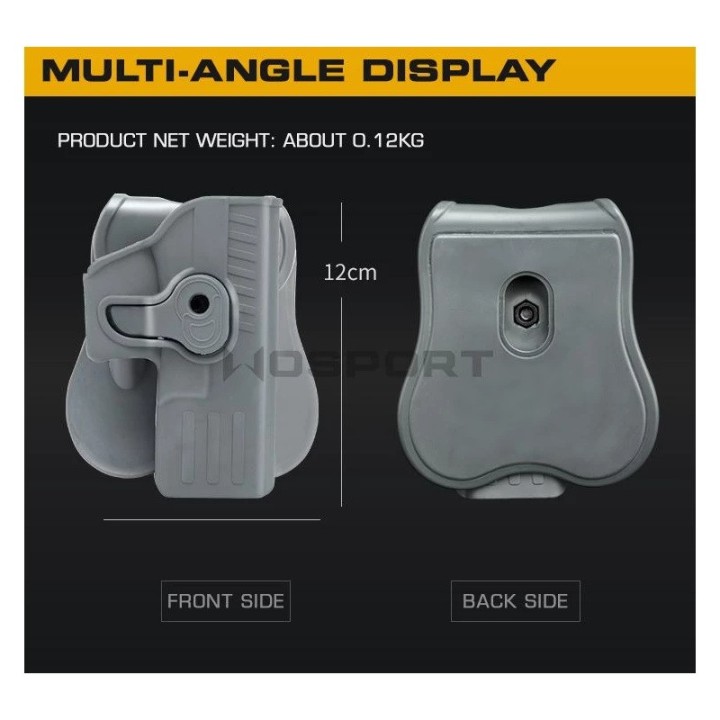 WST Belt Holster for G-Series, Right Hand - Black