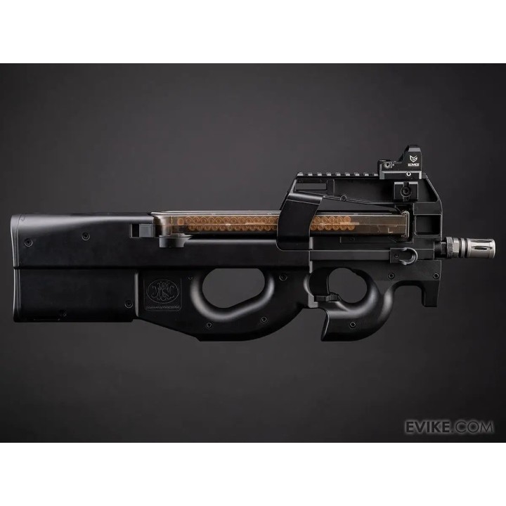 SoftAir Licensed FN P90® Full Size Metal Gearbox Airsoft AEG (Color: Black)