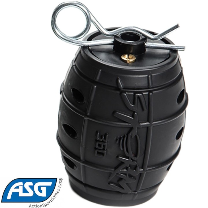 grenade airsoft à impact gaz 360 degrés dispersion billes