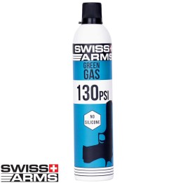 Bouteille de Gaz Swiss Arms 130 PSI Sec Green Gas 600ml