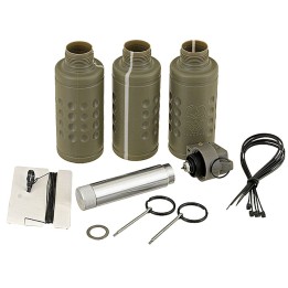 APS Thunder B Airsoft CO2 Simulation Grenade (Model: Tripwire / Set of 3)