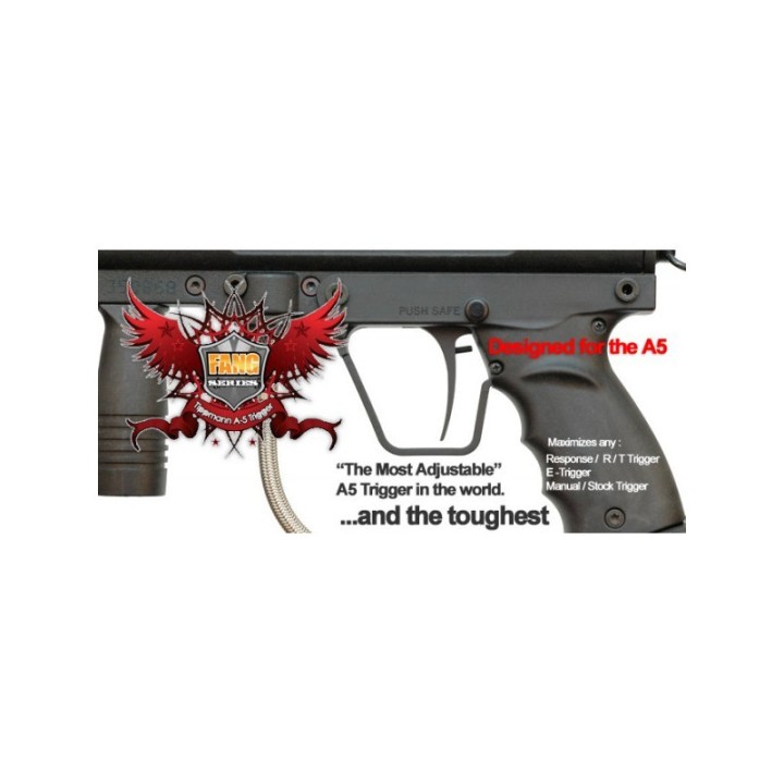 Techt Tippmann A-5 Fang Trigger - Détente Black﻿ Tippmann A5-Tippmann