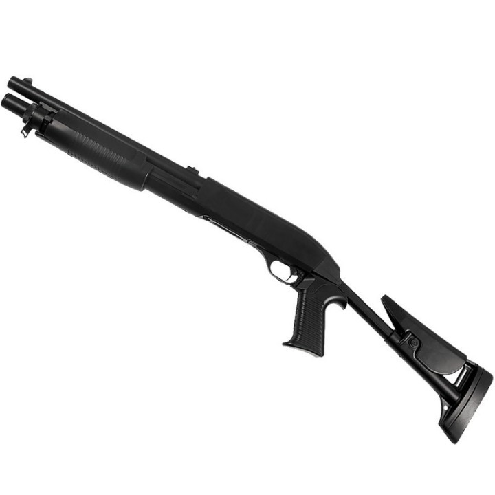 Réplique de f. à pompe, Franchi SAS 12, flex-stock 16063 ASG