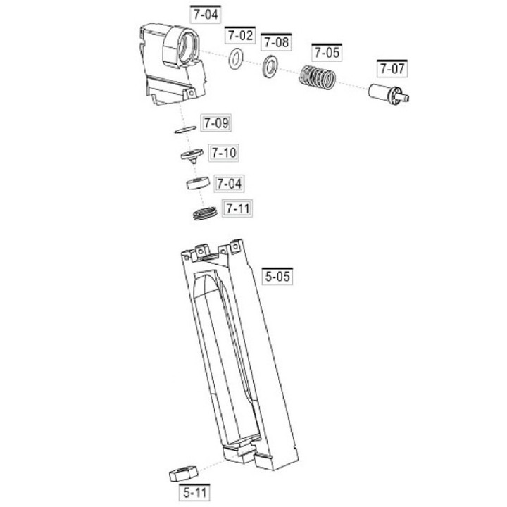 16718 PIERCER 7-11 ASG - Produits Airsoft