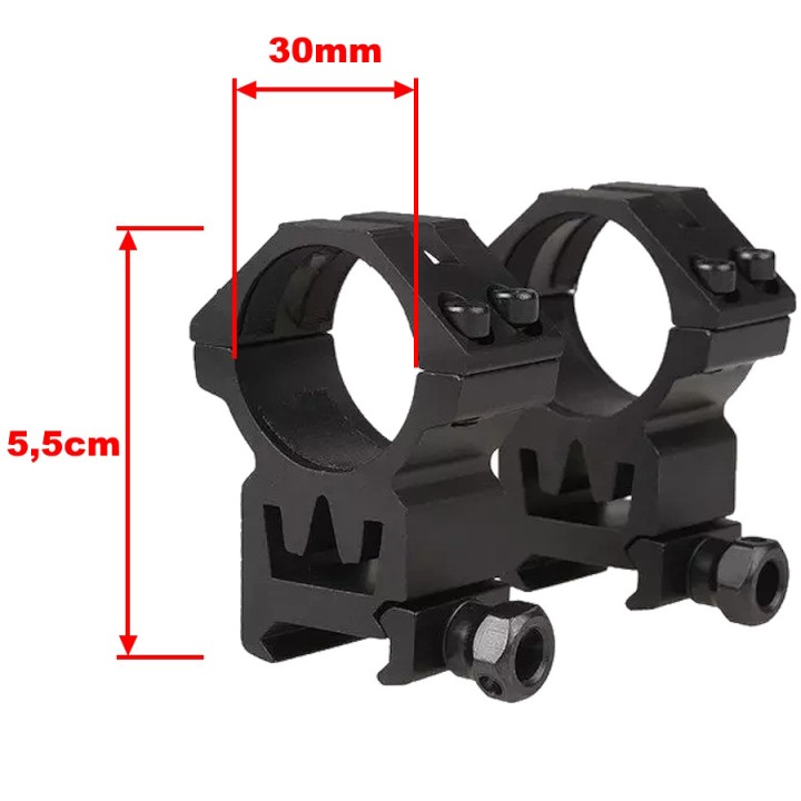 Anneaux de montage pour Lunette de tir