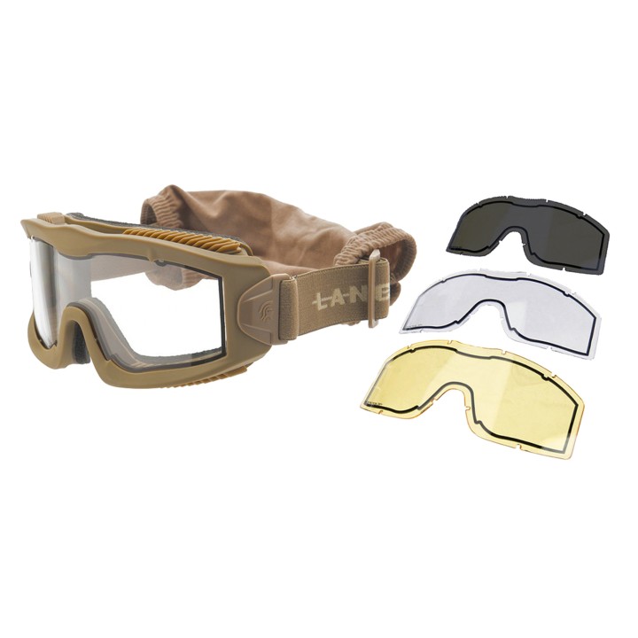 Masque série AERO Thermal avec 3 écrans (Noir)