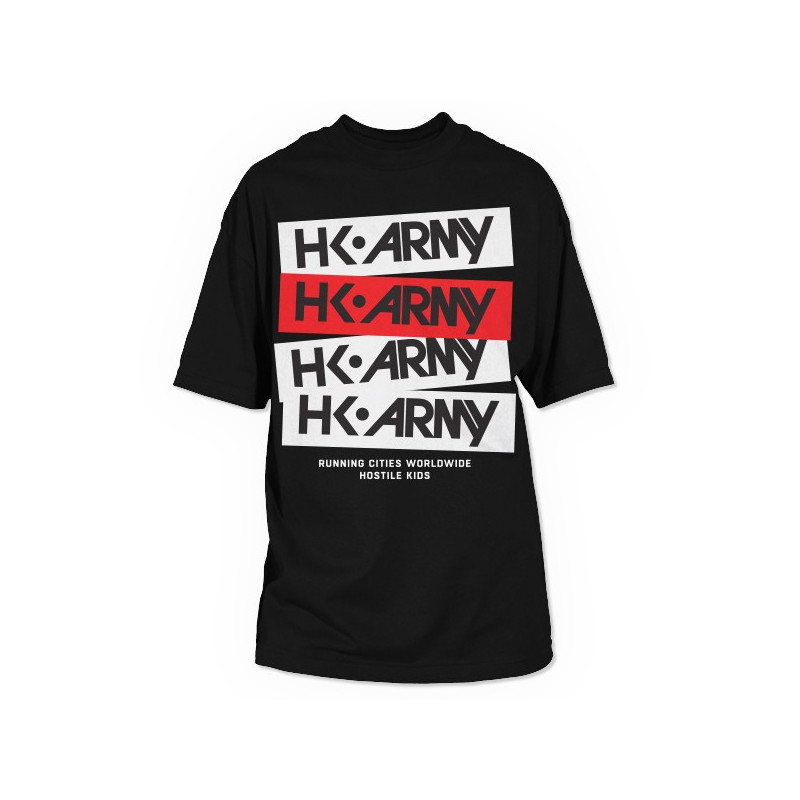 T-SHIRT POSTED - BLACK - MED