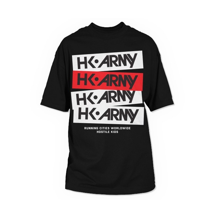 T-SHIRT POSTED - BLACK - MED - T Shirt