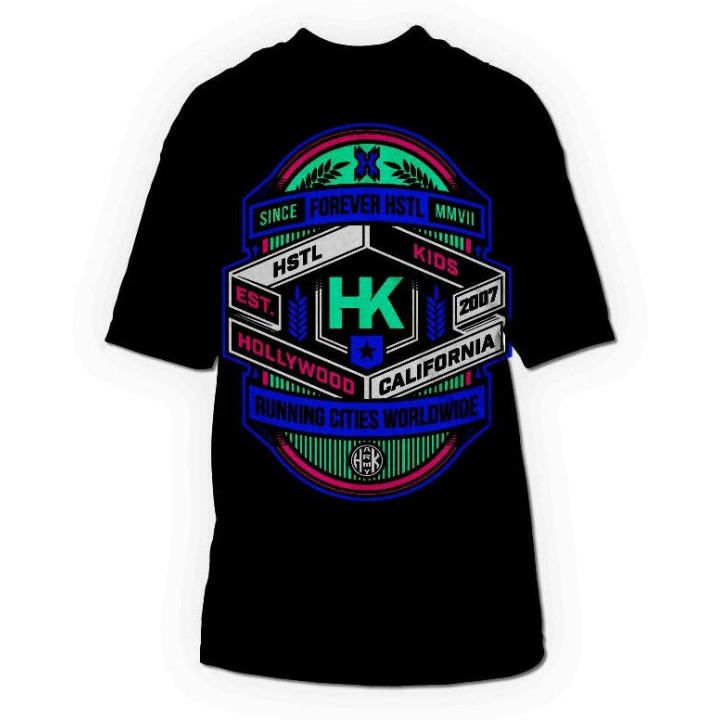 T-SHIRT WORLDWIDE TEE - BLACK - MED - T Shirt