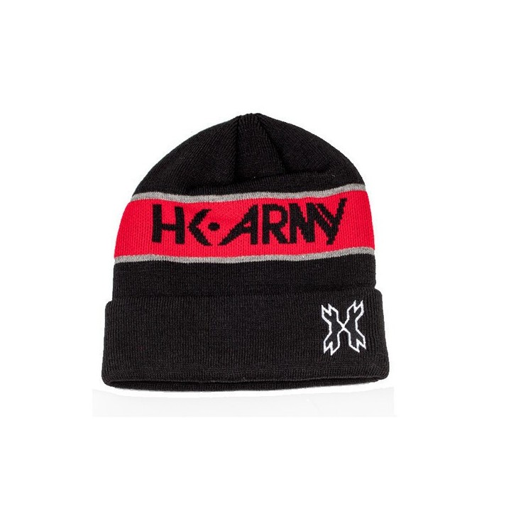 HK Army Beanie Attack Black Red