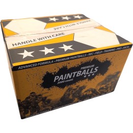 Lot 2000 billes paintball calibre 68 coque moyenne biodégradable