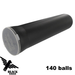 Paintball tube Noir 140 billes -...