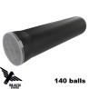 Paintball tube Noir 140 billes - Black-Eagle