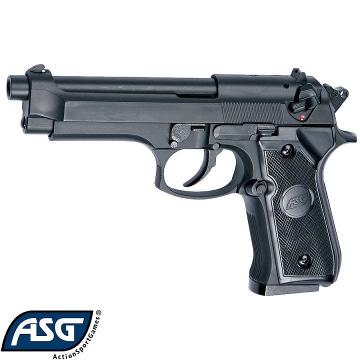 ASG M92F, Gas, Non Blow Back, Black