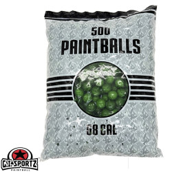 copy of PAINTBALLS BOX GI SPORTZ ZAP CRYPTIC 2000 UNITS CAL 0.68