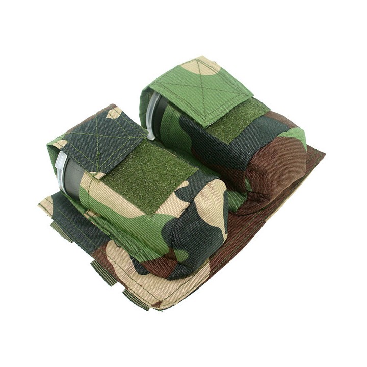 Black Eagle 50 Rounds Pods Pouch - Cam - Poche pot paintball