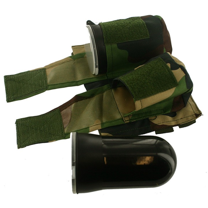 Black Eagle 50 Rounds Pods Pouch - Cam - Poche pot paintball