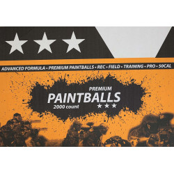 Paintball rounds calibre 68 pour marqueurs