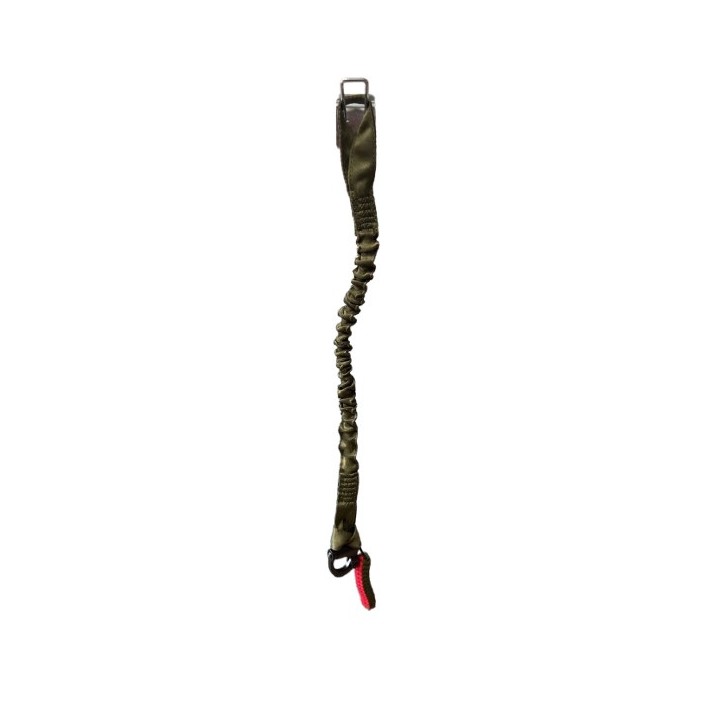 Safety rope - hand-woven (nylon hollow ribbon, high-light metal buckle