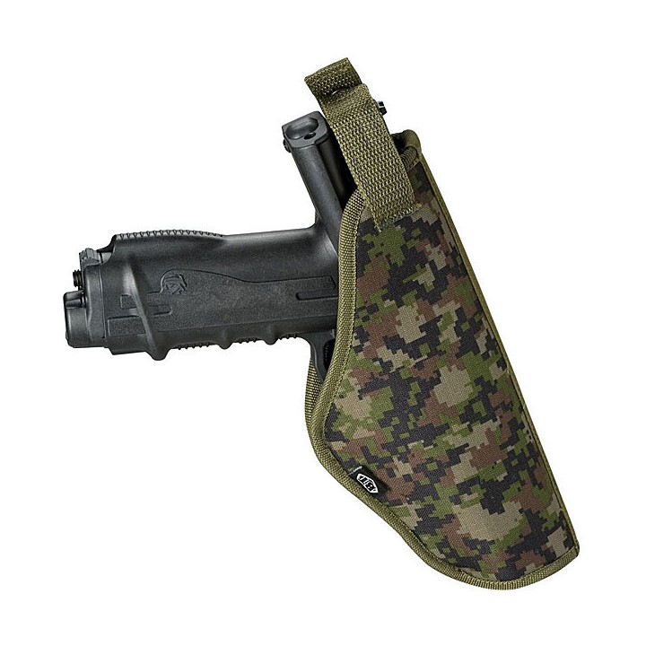 BT Tactical Holster Paintball Harness - Woodland Digi - Petit modèle