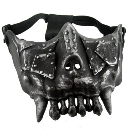 Desert Corp DC-03 Full Face Mask Silver