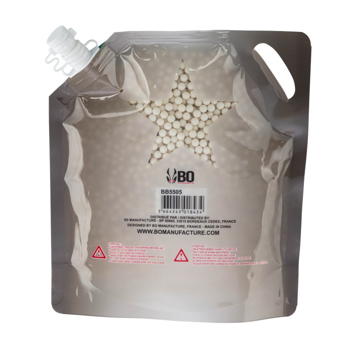 Billes Airsoft 6mm Rain BIO en sachet de 3500bbs