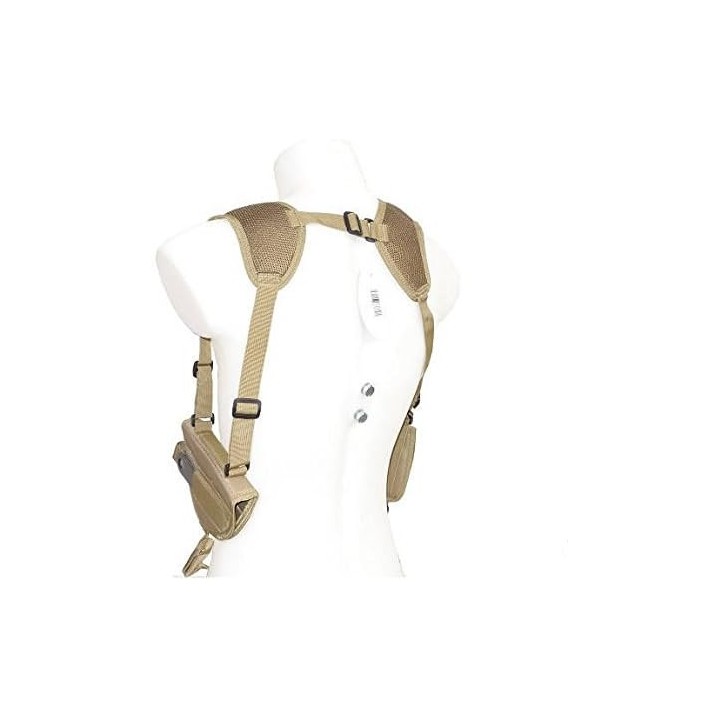DMoniac Holster d'épaule Tan Universel compatible Revolver