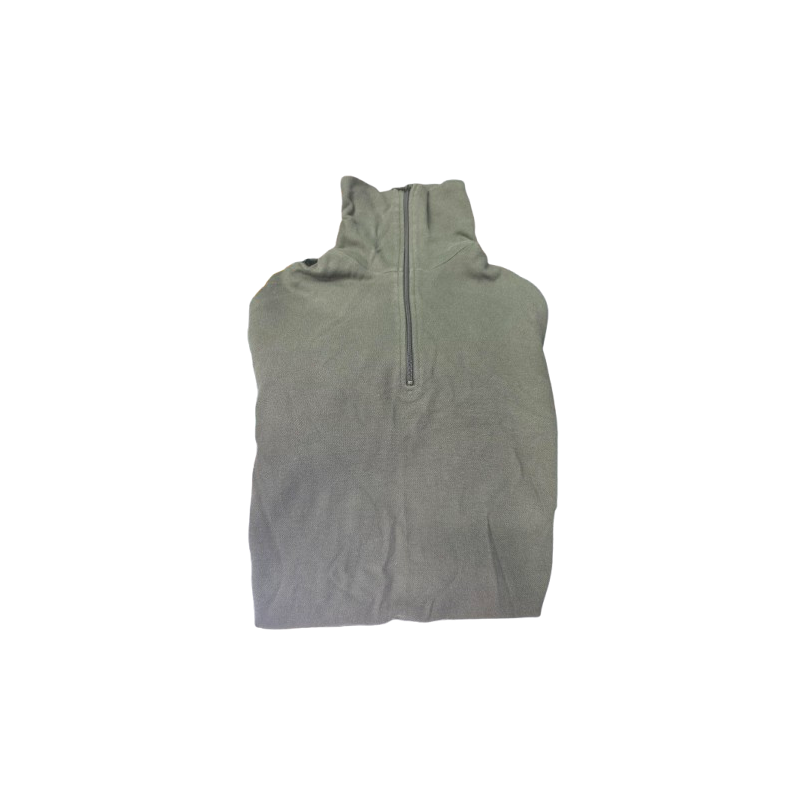T-shirt manche longue Kaki (avec demi col) - Taille 96